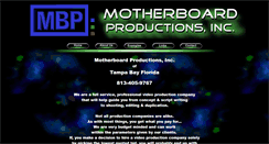 Desktop Screenshot of motherboardproductions.com